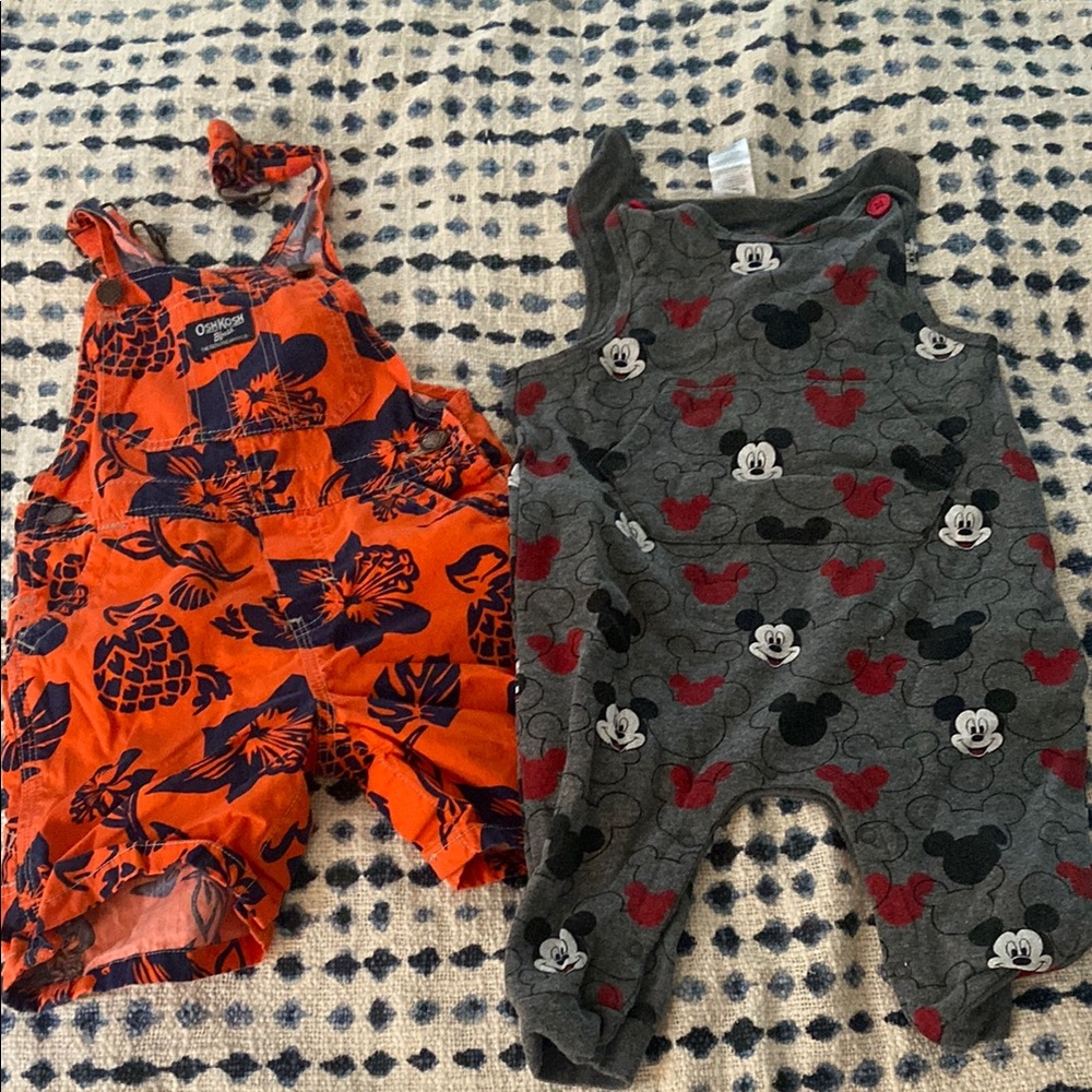 Disney and OshKosh Baby Overalls Set